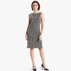 MM lafleur lydia dress tweed grey lined cotton size 8